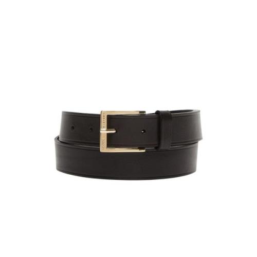 Zwart Nigella Leren Riem Max Mara Weekend , Black , Dames