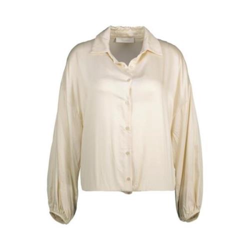 Offwhite Blouse Amélie & Amélie , Beige , Dames