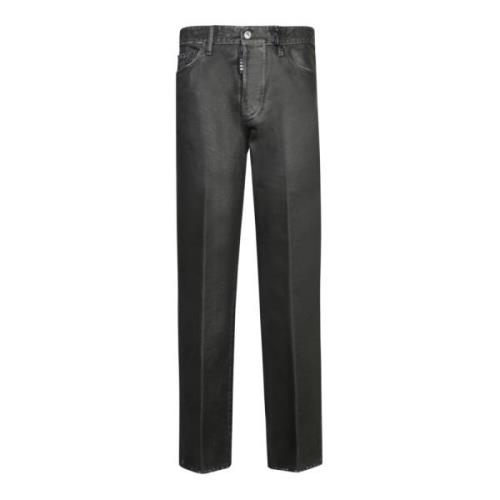 Klassieke zwarte denim jeans Dsquared2 , Black , Heren