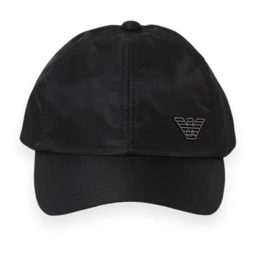 Baseballpet met Cappelli-stijl Emporio Armani , Black , Heren