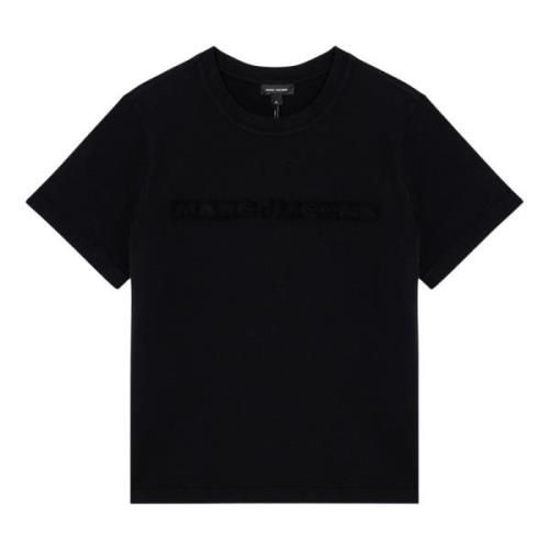 Korte mouwen ronde hals T-shirt Marc Jacobs , Black , Dames