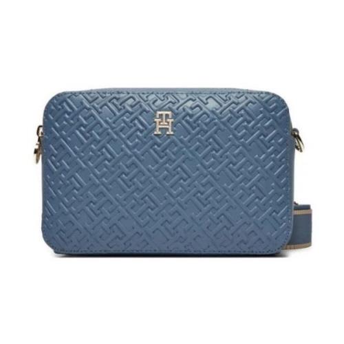 Stijlvolle Camera Tas voor Vrouwen Tommy Hilfiger , Blue , Dames