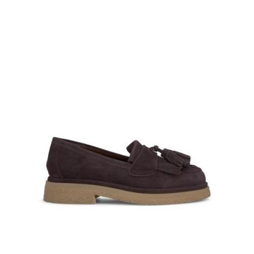 Tassel platte loafer Alma EN Pena , Brown , Dames