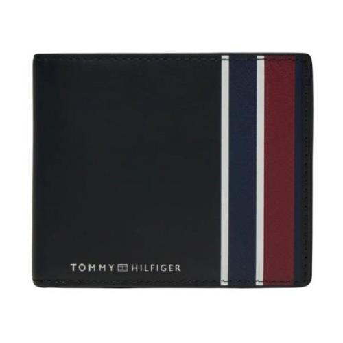 Herenportemonnee met Muntklep Tommy Hilfiger , Black , Heren