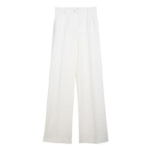 Regular Fit Broek Dolce & Gabbana , White , Dames