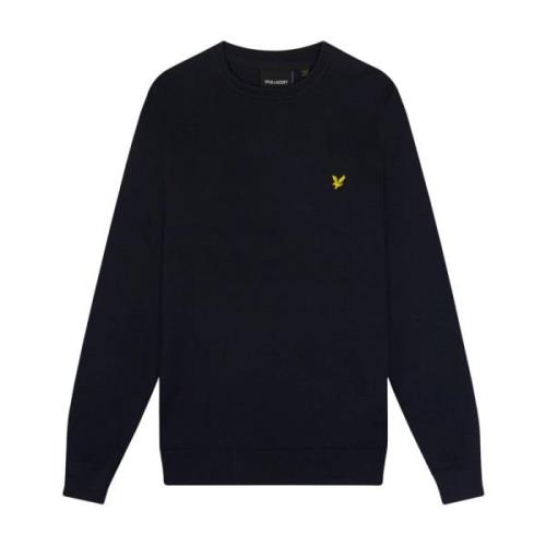 Lente/Zomer Heren Gebreide Kleding Kn821V Lyle & Scott , Blue , Heren