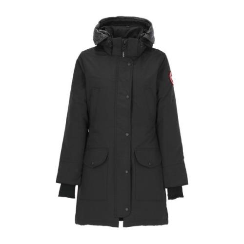 Zwarte Gewatteerde Donsjas met Afneembare Capuchon Canada Goose , Blac...