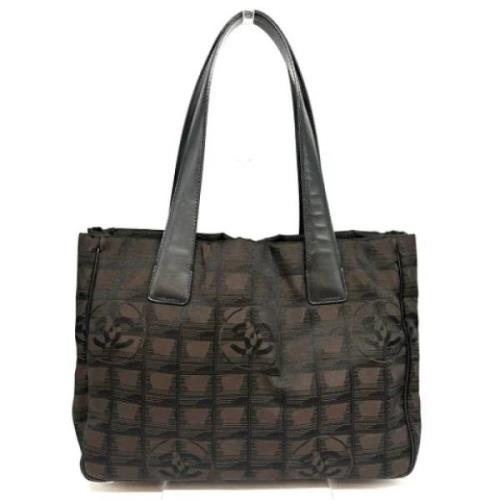 Pre-owned Nylon chanel-bags Chanel Vintage , Brown , Dames