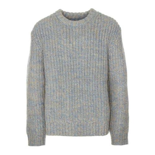 Relaxed fit ronde hals gebreide trui Wax London , Blue , Heren