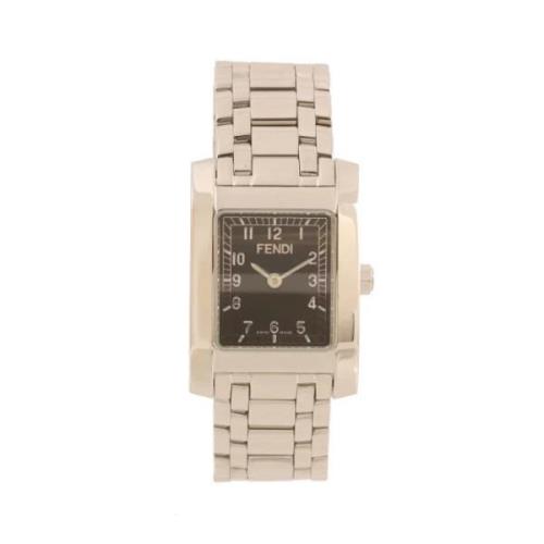 Pre-owned Metal watches Fendi Vintage , Gray , Dames