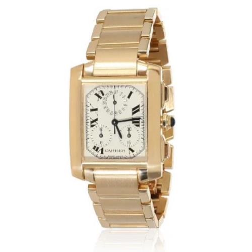 Pre-owned Yellow Gold watches Cartier Vintage , Yellow , Dames