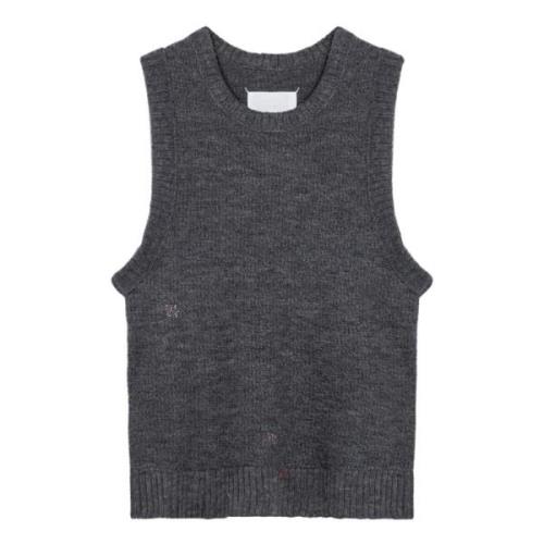 Stijlvolle Tanktop voor Vrouwen Maison Margiela , Gray , Dames