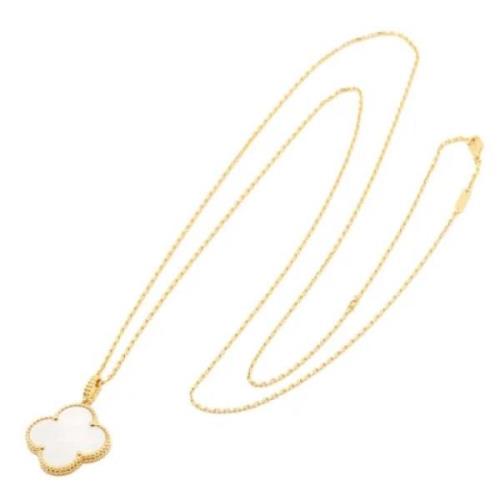 Pre-owned Yellow Gold necklaces Van Cleef & Arpels Pre-owned , Yellow ...