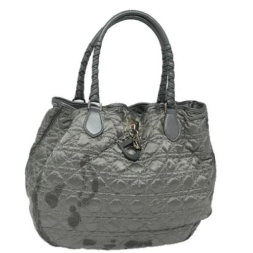 Pre-owned Nylon dior-bags Dior Vintage , Gray , Dames