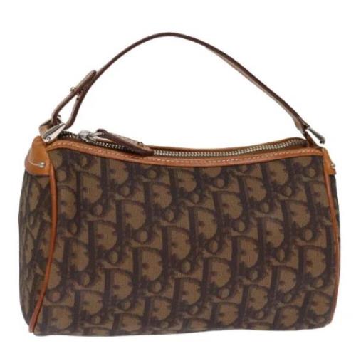 Pre-owned Canvas dior-bags Dior Vintage , Brown , Dames