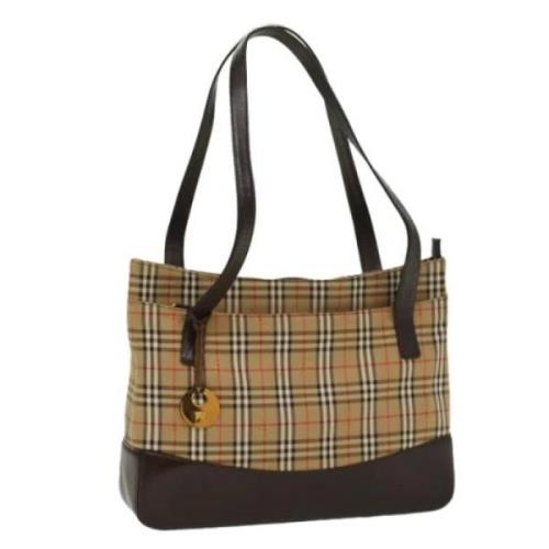 Pre-owned Canvas shoulder-bags Burberry Vintage , Brown , Dames