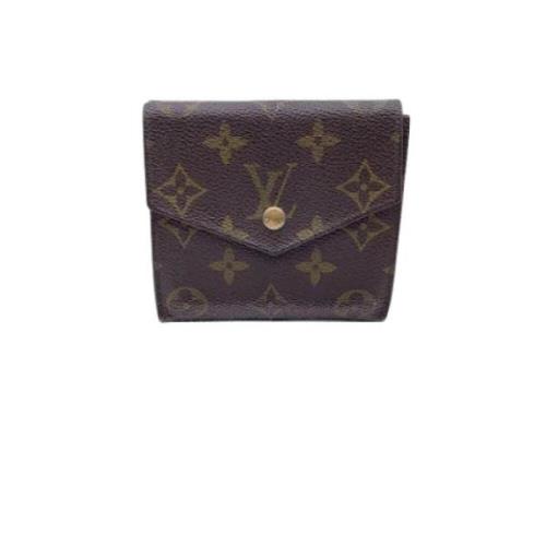 Pre-owned Leather wallets Louis Vuitton Vintage , Brown , Dames