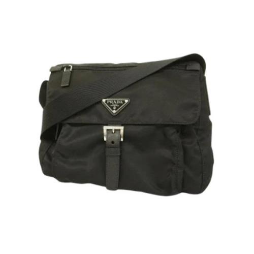 Pre-owned Nylon prada-bags Prada Vintage , Black , Dames