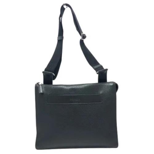 Pre-owned Leather prada-bags Prada Vintage , Black , Dames