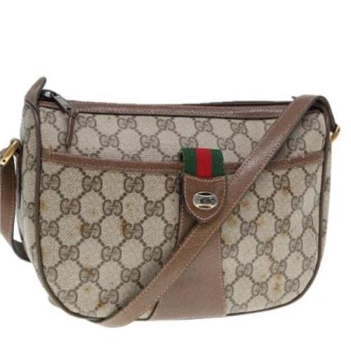 Pre-owned Leather gucci-bags Gucci Vintage , Brown , Dames