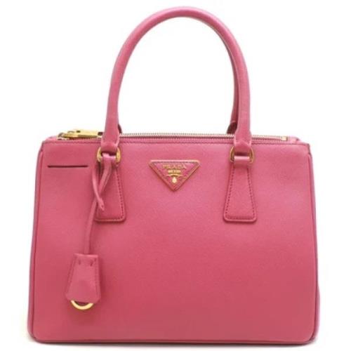 Pre-owned Leather prada-bags Prada Vintage , Pink , Dames