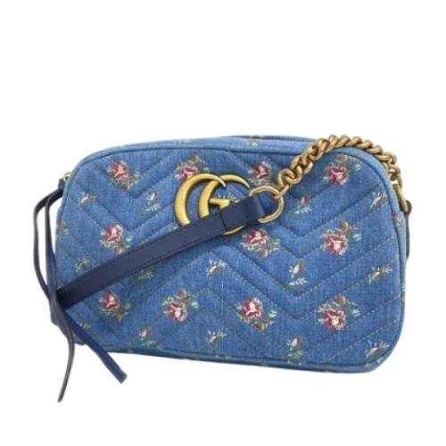 Pre-owned Denim gucci-bags Gucci Vintage , Blue , Dames