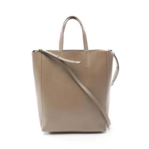 Pre-owned Leather celine-bags Celine Vintage , Beige , Dames