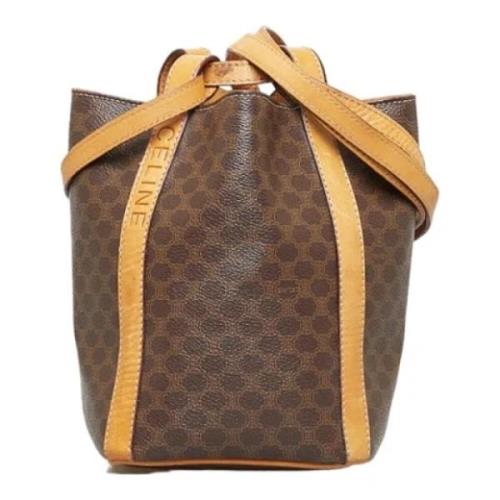 Pre-owned Canvas celine-bags Celine Vintage , Brown , Dames