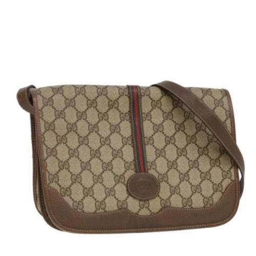 Pre-owned Leather gucci-bags Gucci Vintage , Beige , Dames