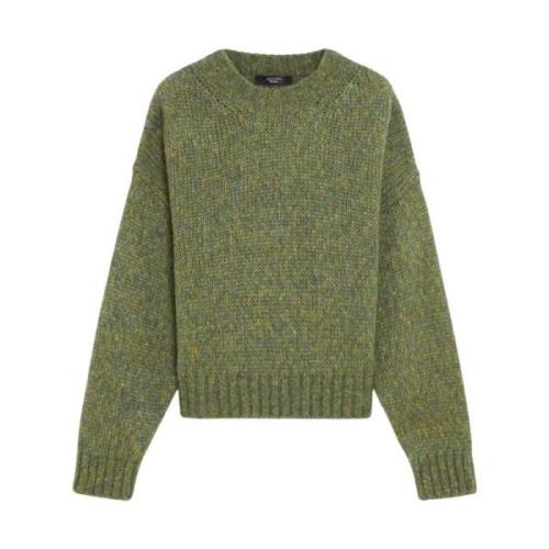 Relaxed Fit Crewneck Sweater met geribbelde details Max Mara Weekend ,...