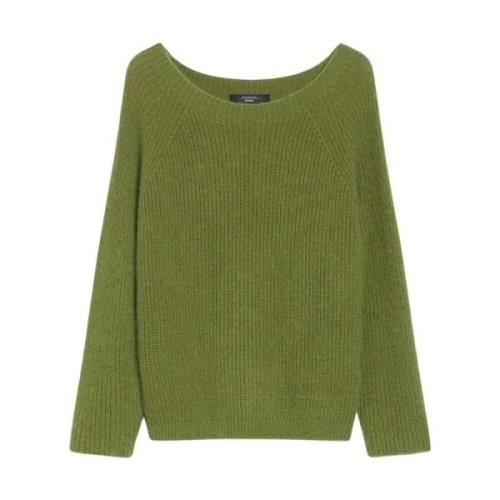 Xeno Mohair Blend Sweater Max Mara Weekend , Green , Dames