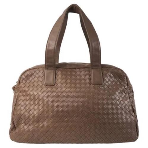 Pre-owned Leather handbags Bottega Veneta Vintage , Brown , Dames