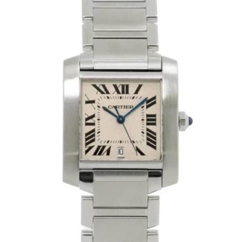 Pre-owned Stainless Steel watches Cartier Vintage , Gray , Heren