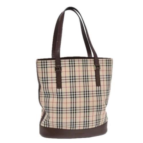 Pre-owned Canvas totes Burberry Vintage , Brown , Dames