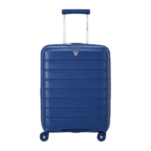 Butterfly Koffers en Trolley Unisex Volwassene Roncato , Blue , Unisex