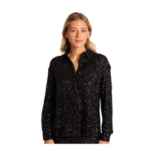 Lange mouwen shirt Alma EN Pena , Black , Dames