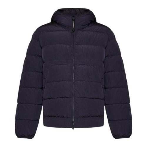 Midnight Blue Jacket Aw24 C.p. Company , Blue , Heren