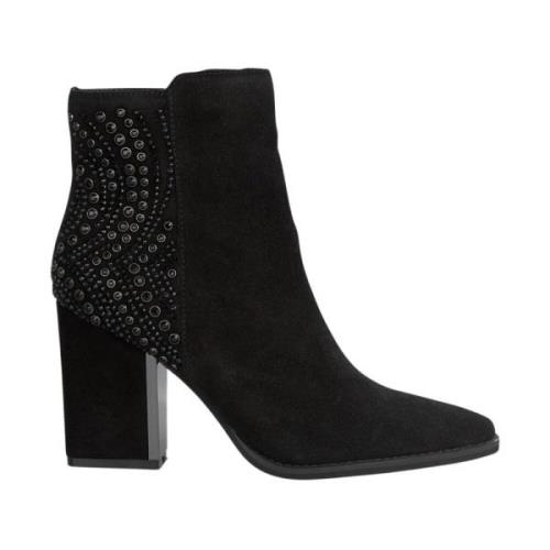 Studded design bootie Alma EN Pena , Black , Dames