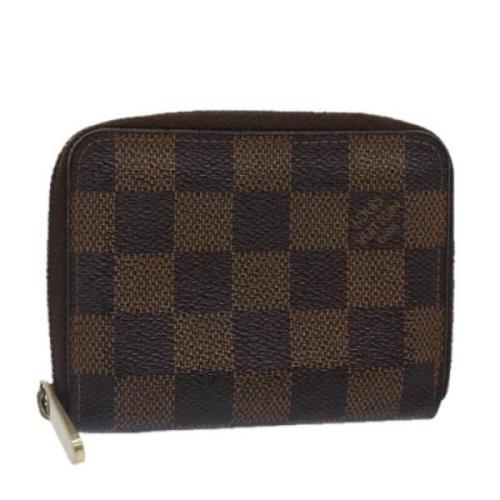 Pre-owned Canvas wallets Louis Vuitton Vintage , Brown , Dames