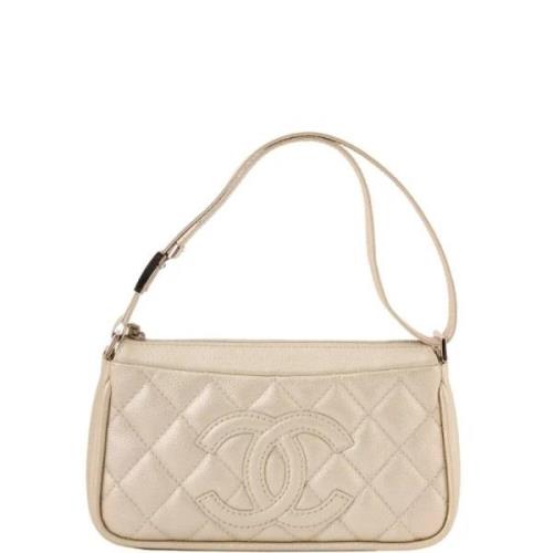 Pre-owned Fabric chanel-bags Chanel Vintage , Yellow , Dames