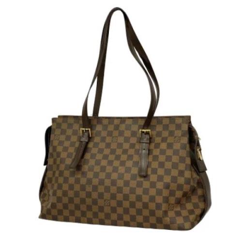 Pre-owned Canvas louis-vuitton-bags Louis Vuitton Vintage , Brown , Da...