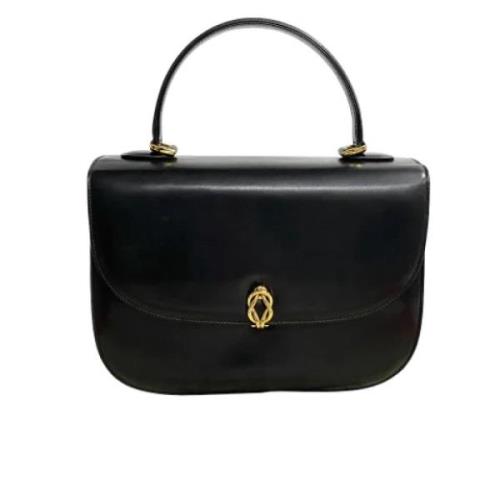 Pre-owned Leather gucci-bags Gucci Vintage , Black , Dames