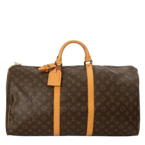 Pre-owned Canvas louis-vuitton-bags Louis Vuitton Vintage , Brown , Da...