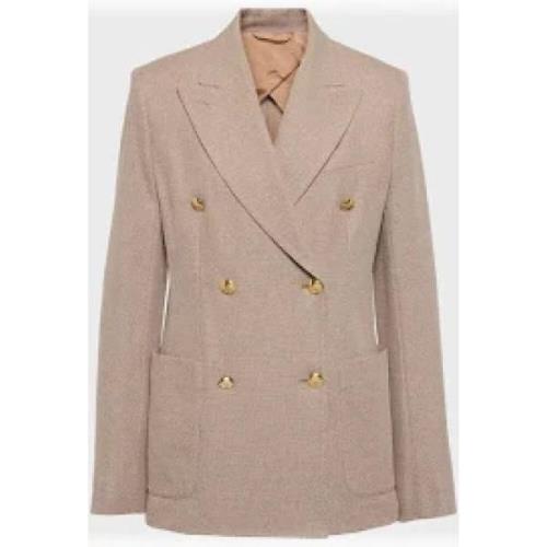 Stijlvolle Jas voor Vrouwen Max Mara , Beige , Dames