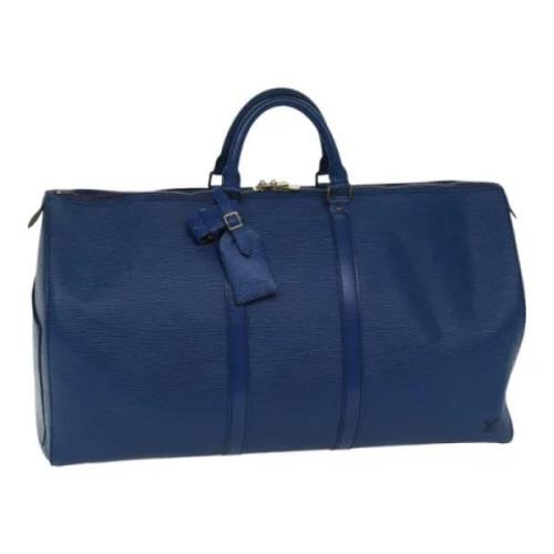 Pre-owned Leather louis-vuitton-bags Louis Vuitton Vintage , Blue , Da...