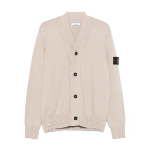 Beige Sweaters voor Mannen Stone Island , Beige , Heren