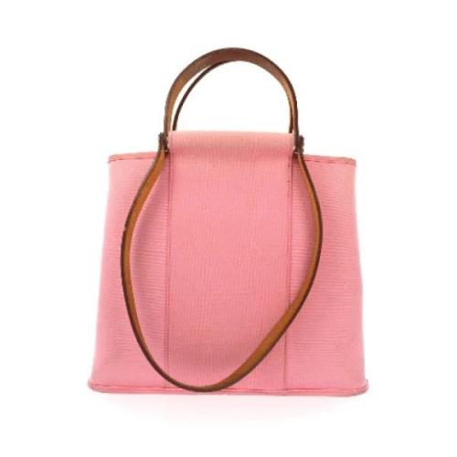 Pre-owned Leather handbags Hermès Vintage , Pink , Dames