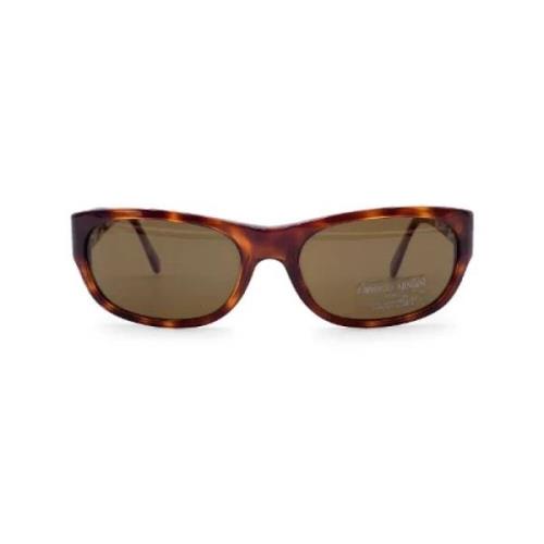 Pre-owned Plastic sunglasses Armani Pre-owned , Brown , Dames