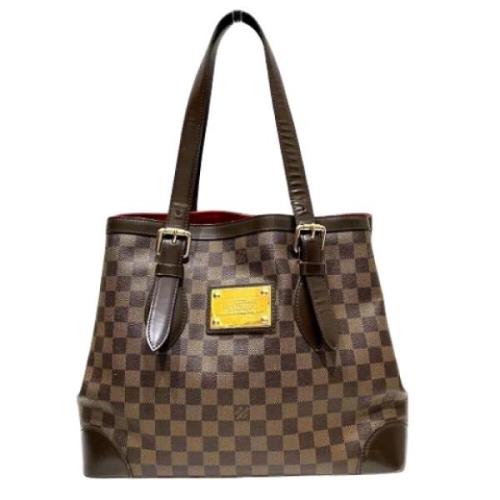 Pre-owned Canvas louis-vuitton-bags Louis Vuitton Vintage , Brown , Da...