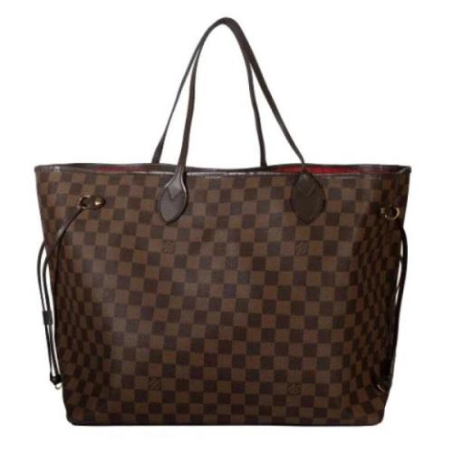 Pre-owned Canvas louis-vuitton-bags Louis Vuitton Vintage , Brown , Da...